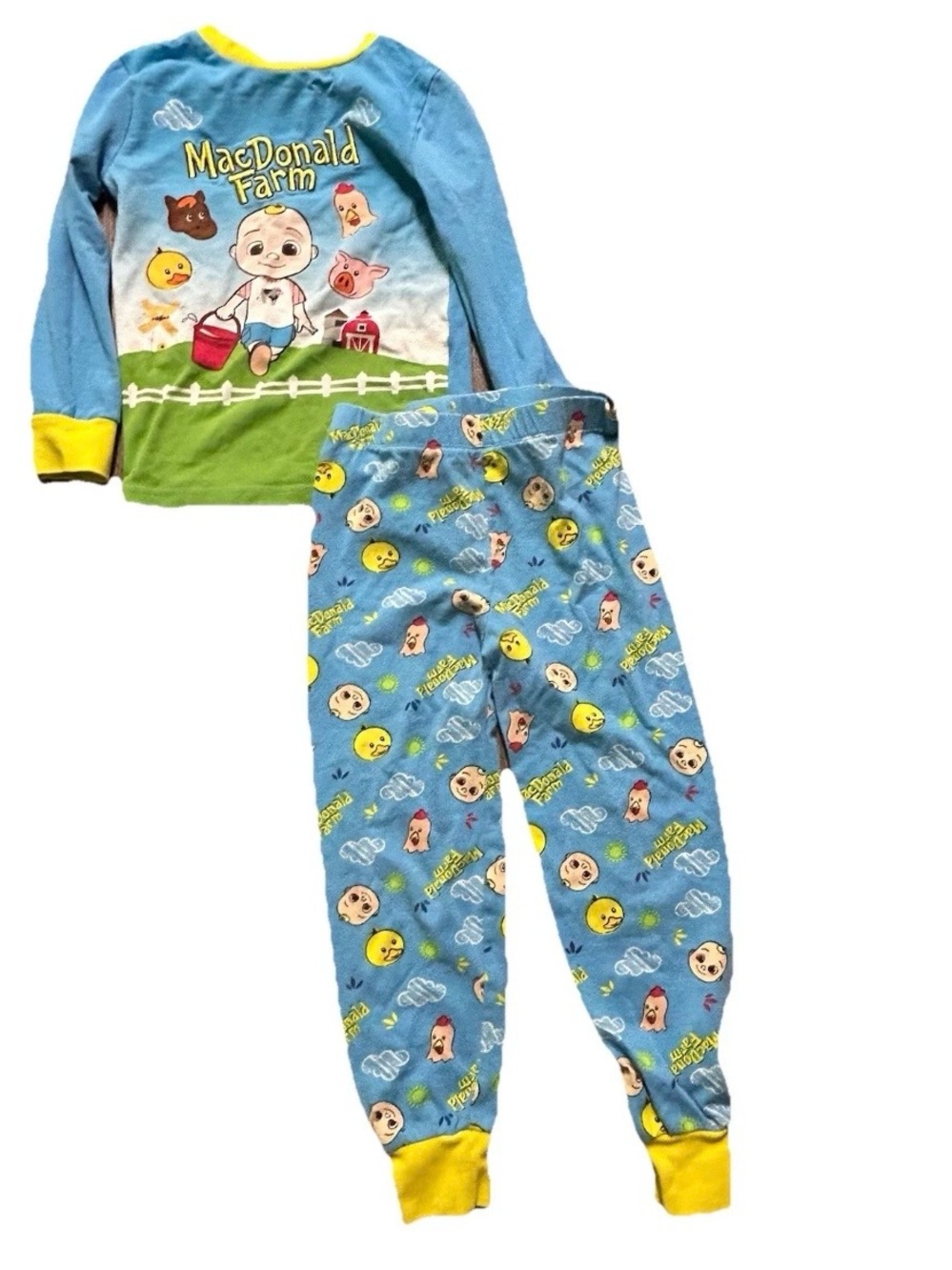 Toddler Pajama Sets Plaid Coco Melon Reindeer Size 3T - Picture 4 of 5